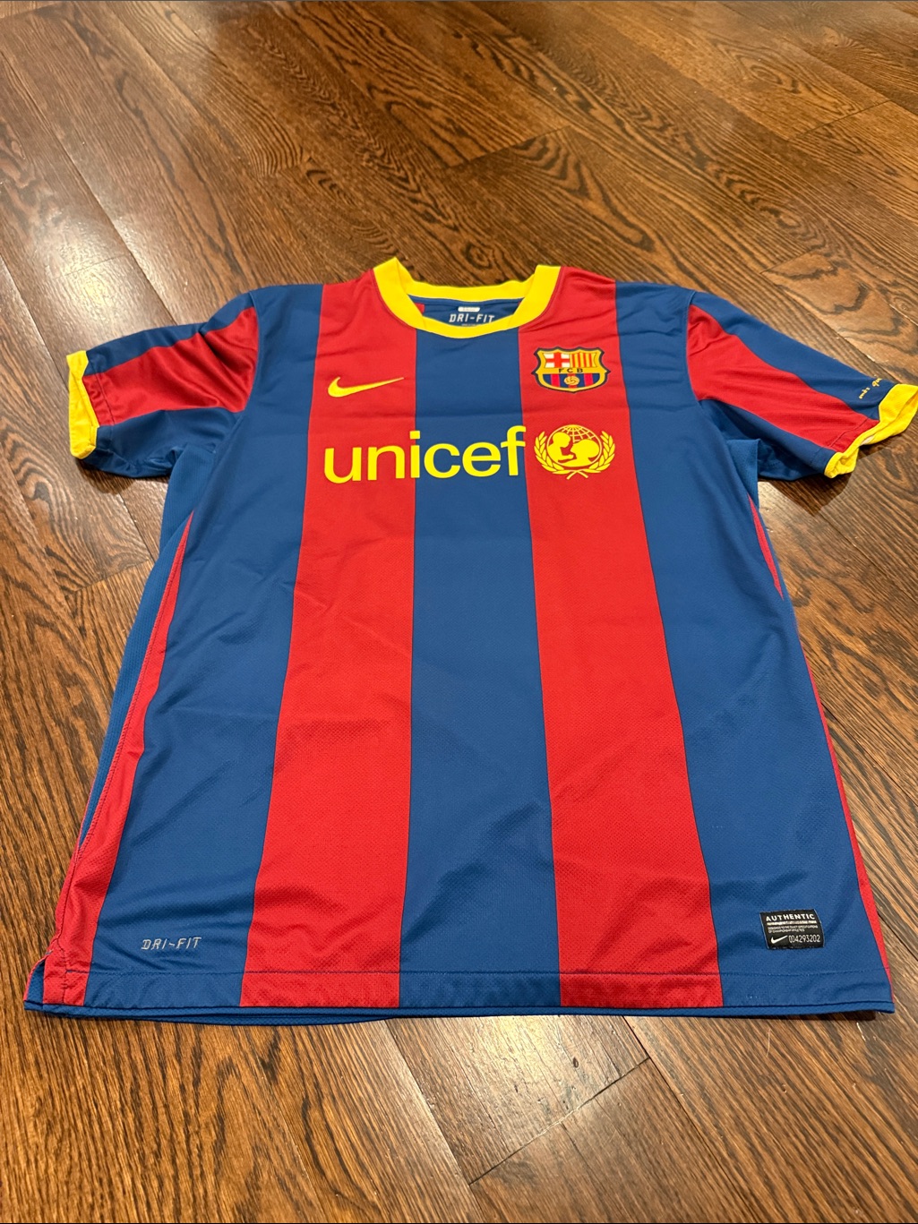 Nike Kids Fc Barcelona Blue, Red & Yellow Soccer Jersey